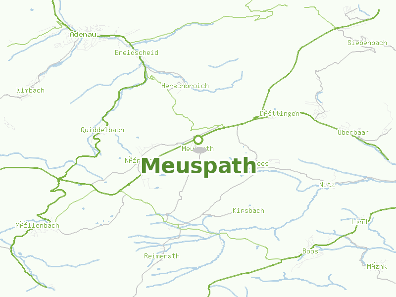 Karte von Meuspath