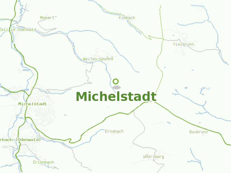 Karte von Michelstadt