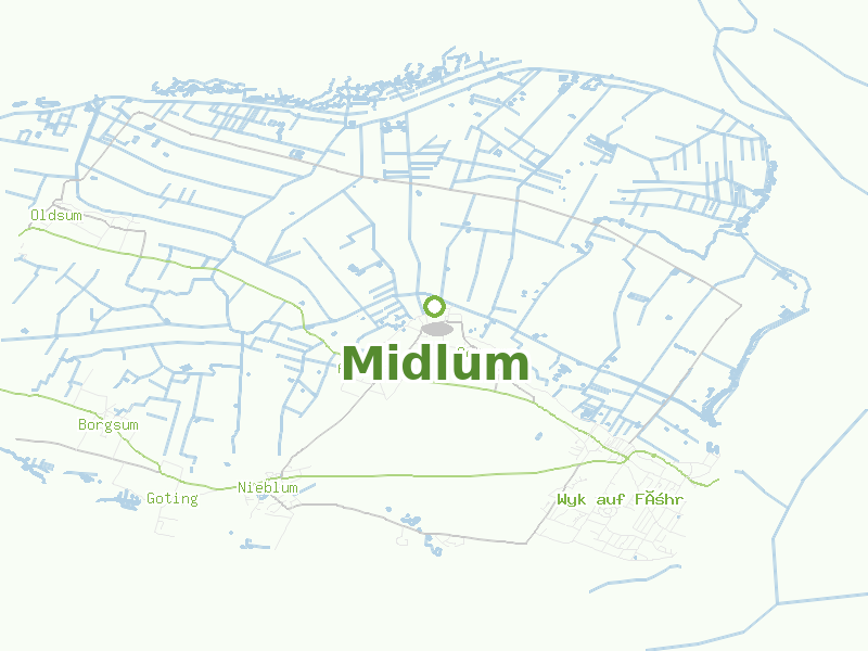 Karte von Midlum