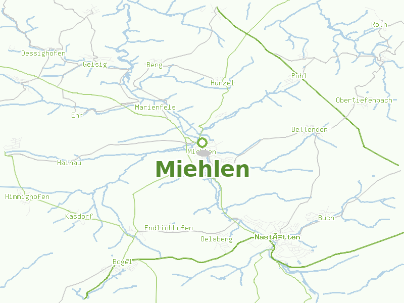 Karte von Miehlen