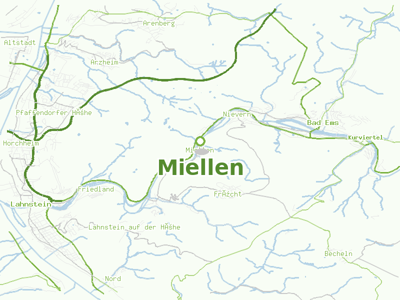 Karte von Miellen