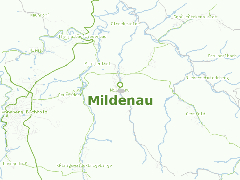 Karte von Mildenau