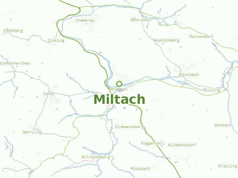 Karte von Miltach