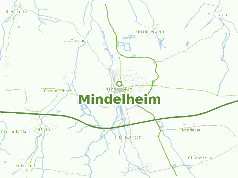 Karte von Mindelheim