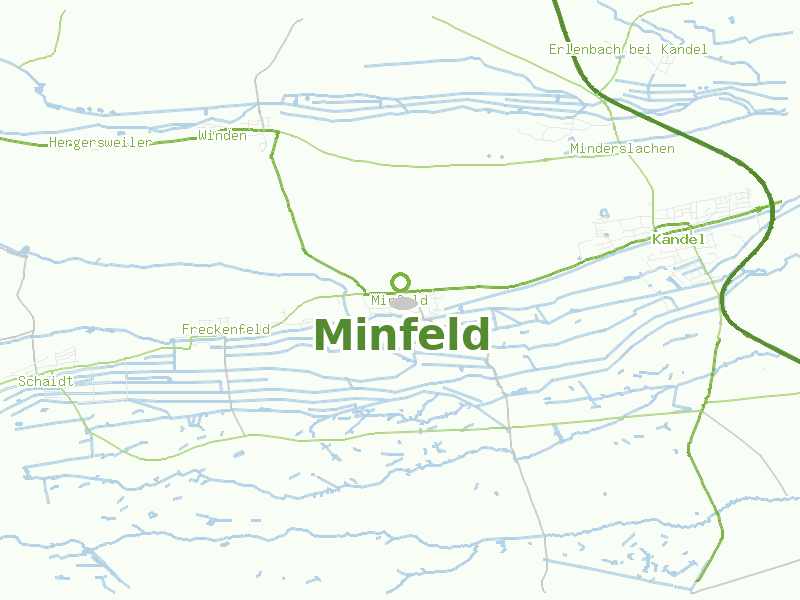 Karte von Minfeld