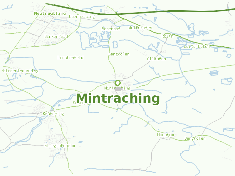 Karte von Mintraching