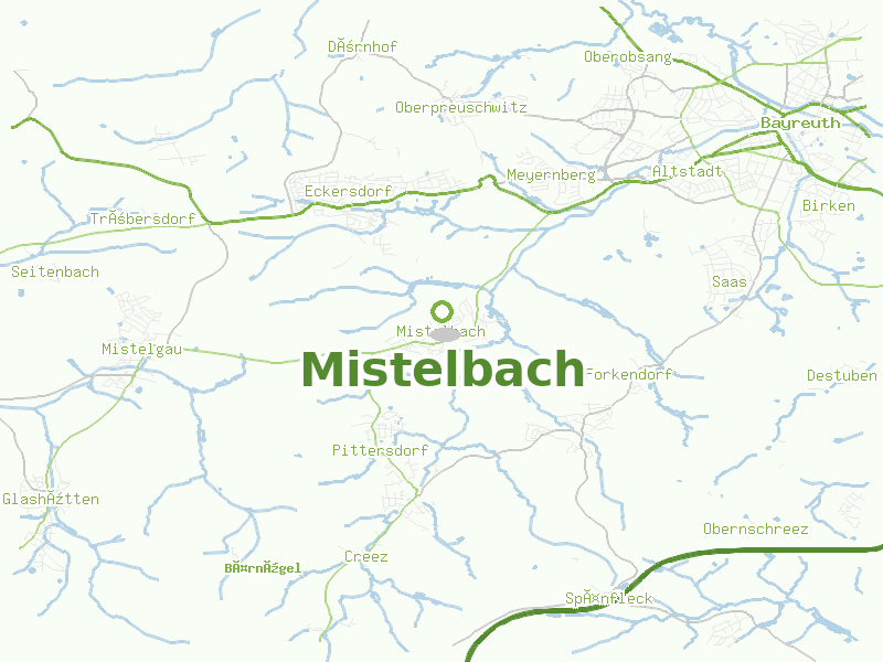 Karte von Mistelbach