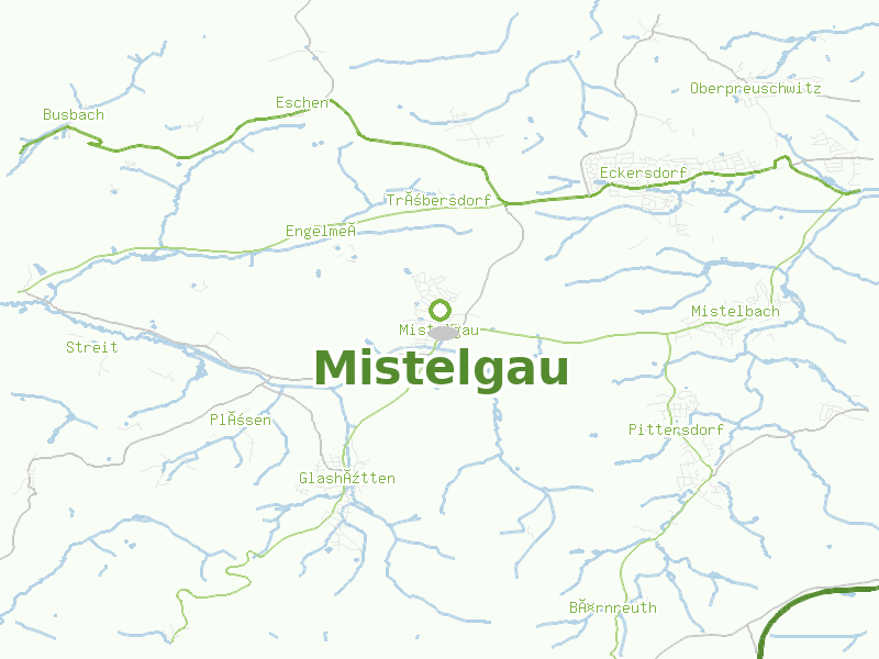 Karte von Mistelgau