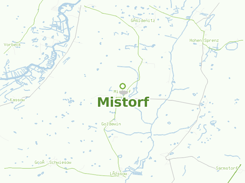 Karte von Mistorf