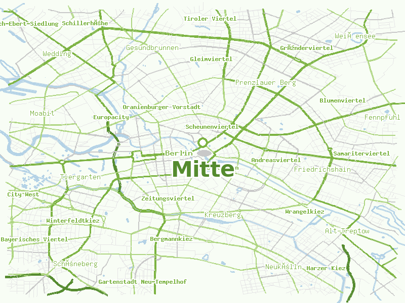 Karte von Mitte
