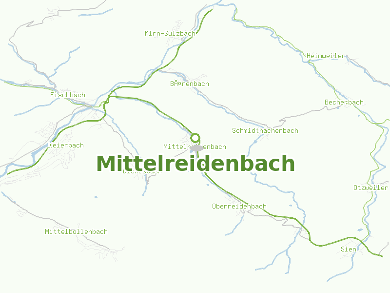 Karte von Mittelreidenbach
