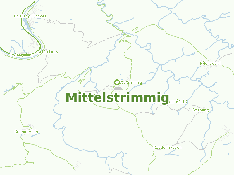 Karte von Mittelstrimmig