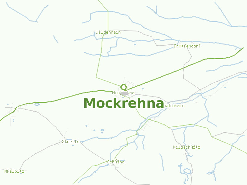 Karte von Mockrehna