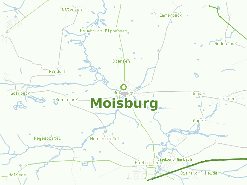 Karte von Moisburg