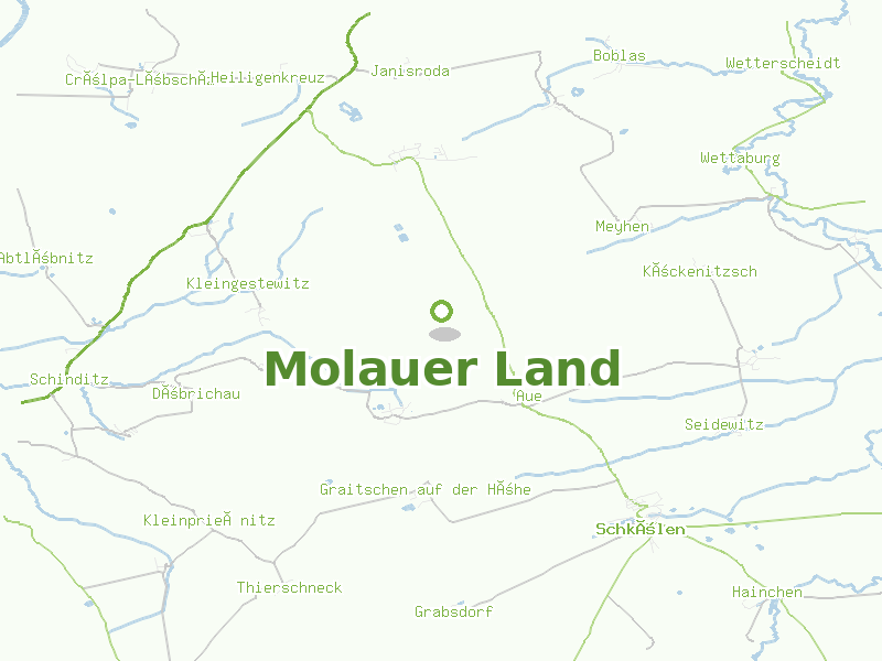 Karte von Molauer Land