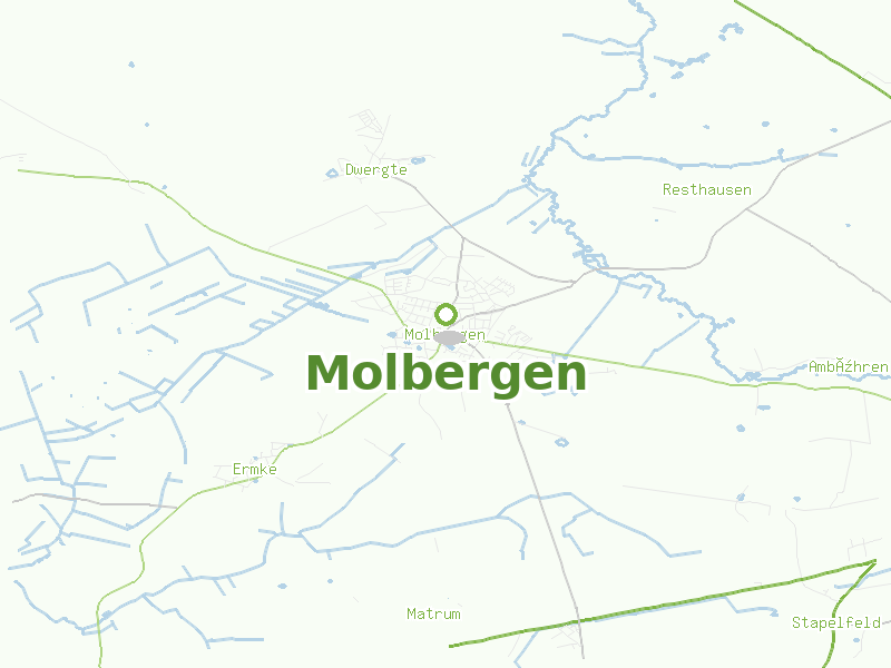 Karte von Molbergen