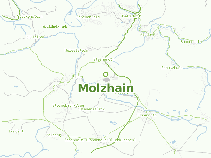 Karte von Molzhain