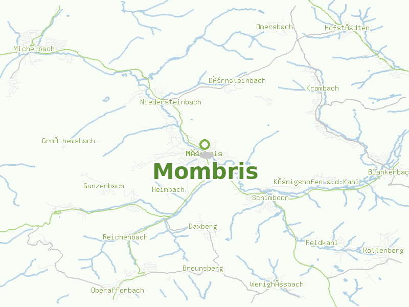 Karte von Mombris