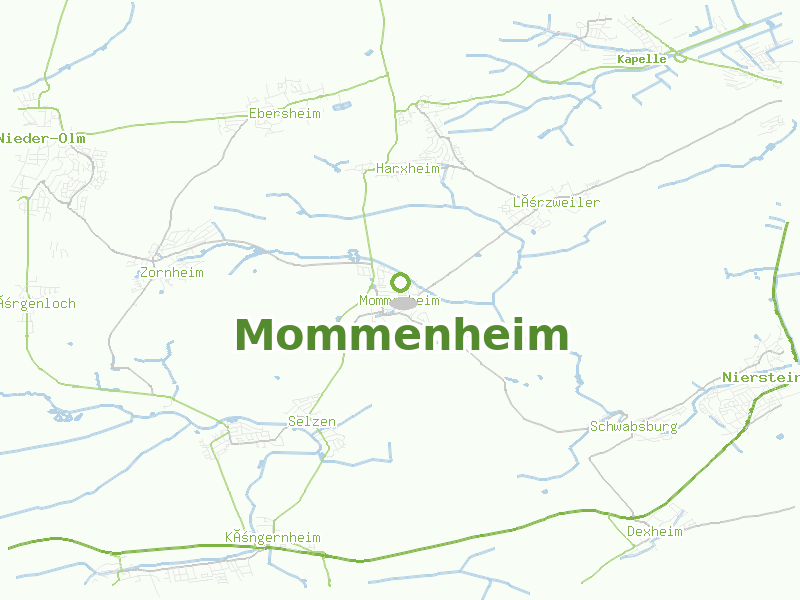 Karte von Mommenheim