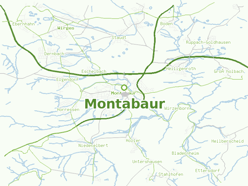 Karte von Montabaur