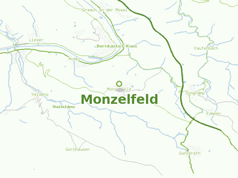 Karte von Monzelfeld