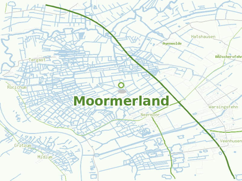Karte von Moormerland