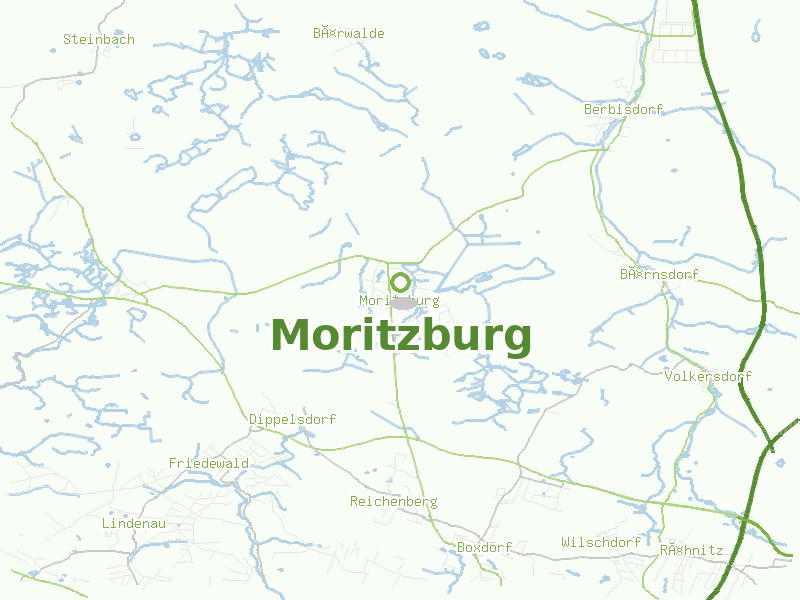 Karte von Moritzburg