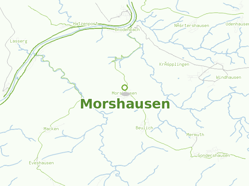 Karte von Morshausen