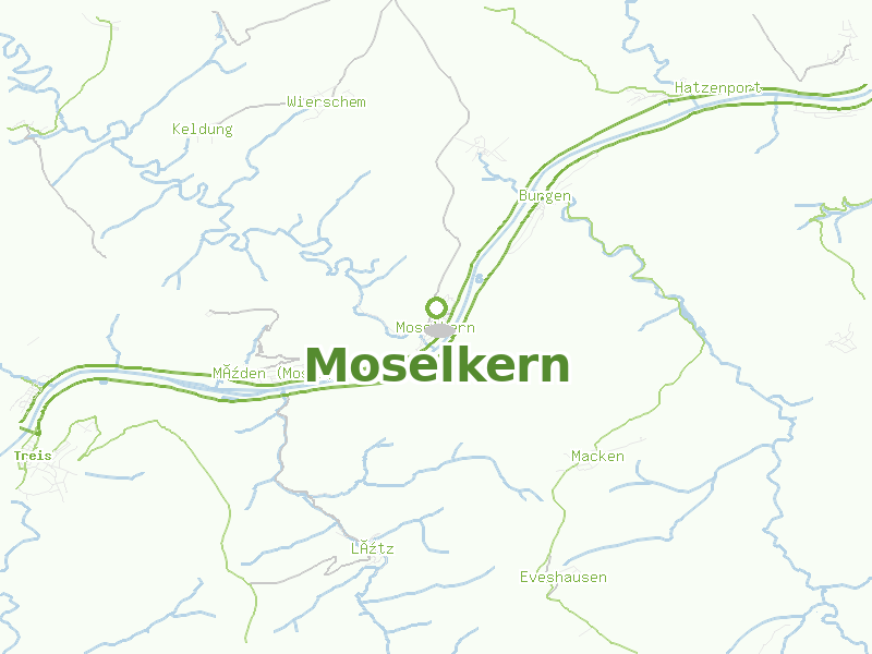 Karte von Moselkern