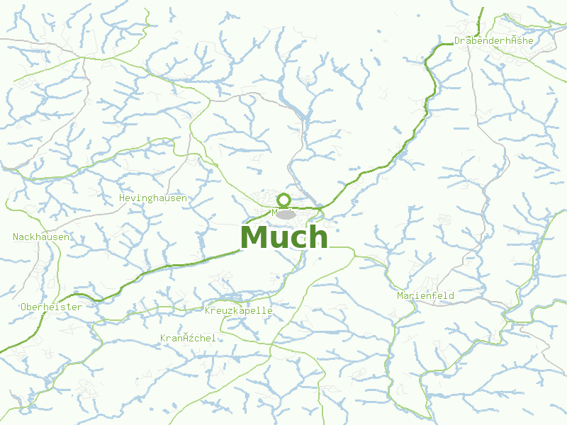 Karte von Much