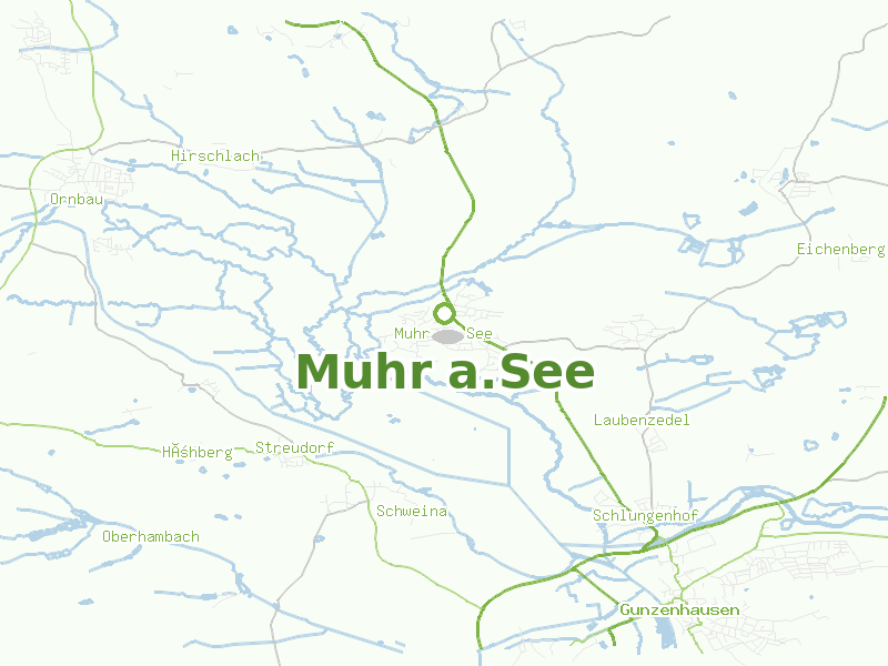 Karte von Muhr a.See