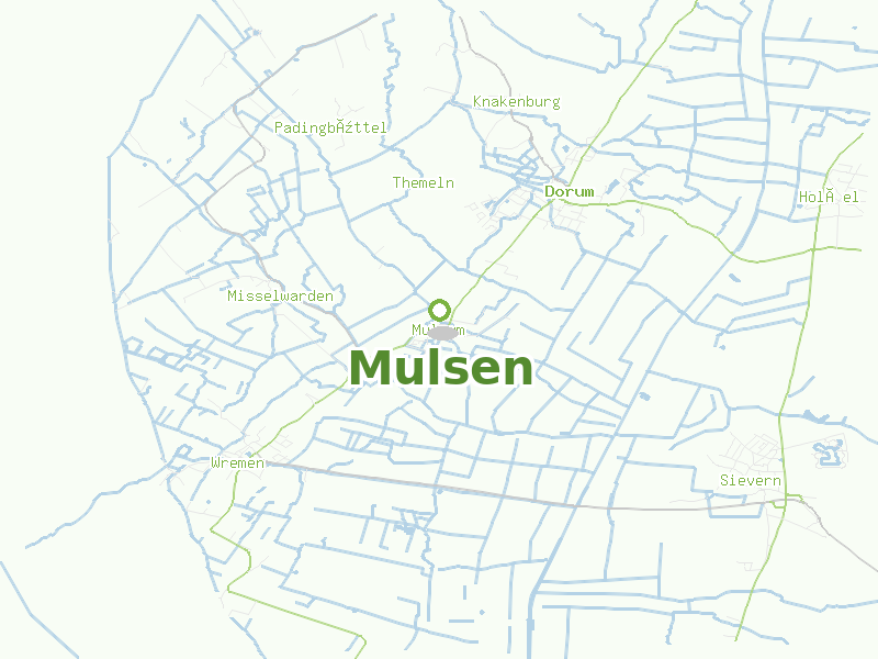 Karte von Mulsen