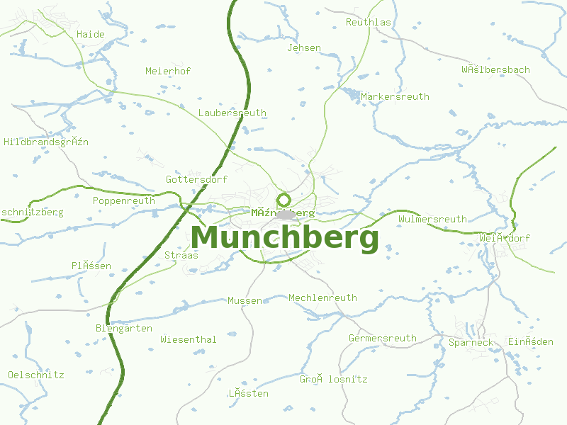 Karte von Munchberg