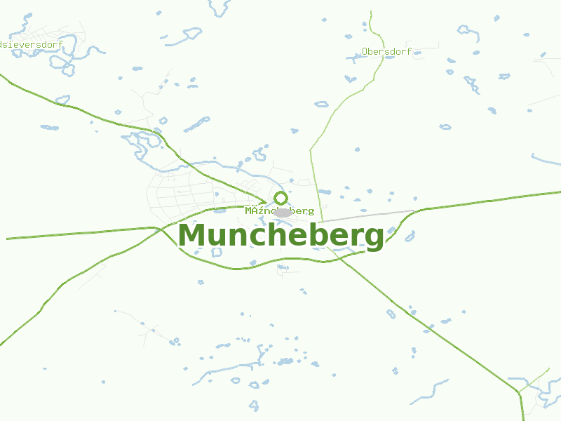 Karte von Muncheberg