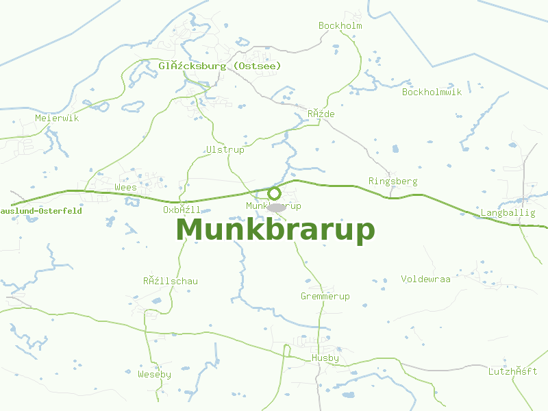 Karte von Munkbrarup