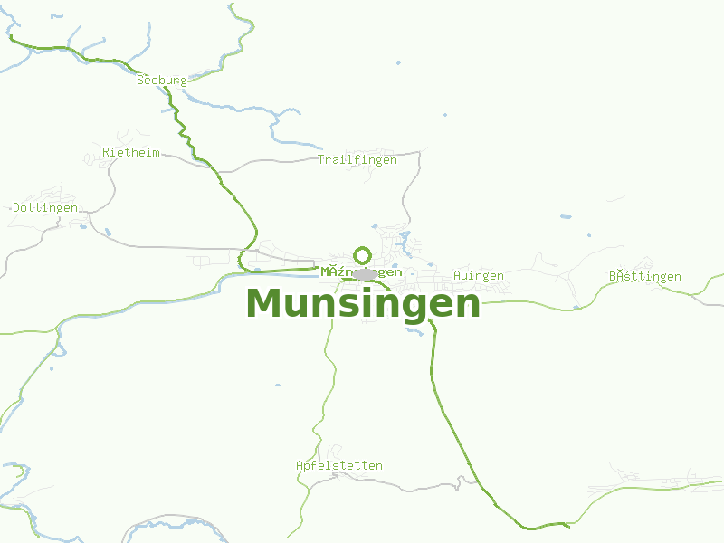 Karte von Munsingen