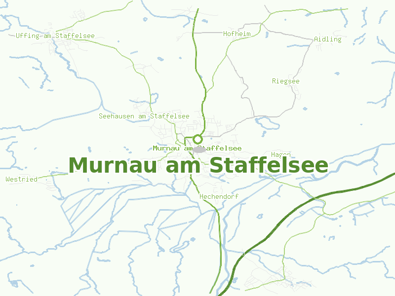 Karte von Murnau am Staffelsee