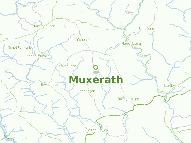 Karte von Muxerath