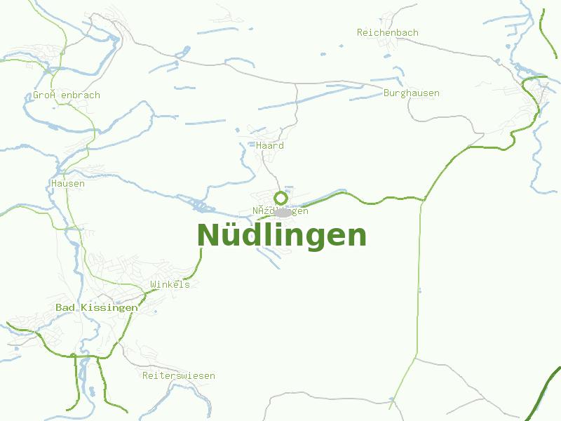 Karte von Nüdlingen