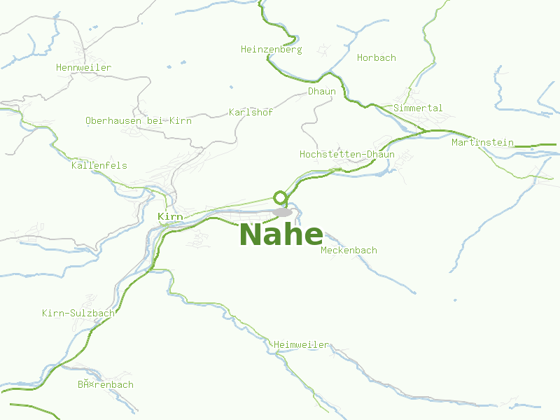 Karte von Nahe