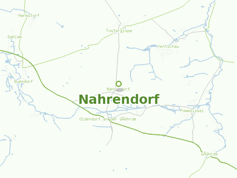 Karte von Nahrendorf