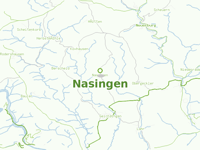 Karte von Nasingen
