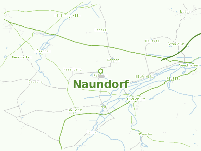 Karte von Naundorf