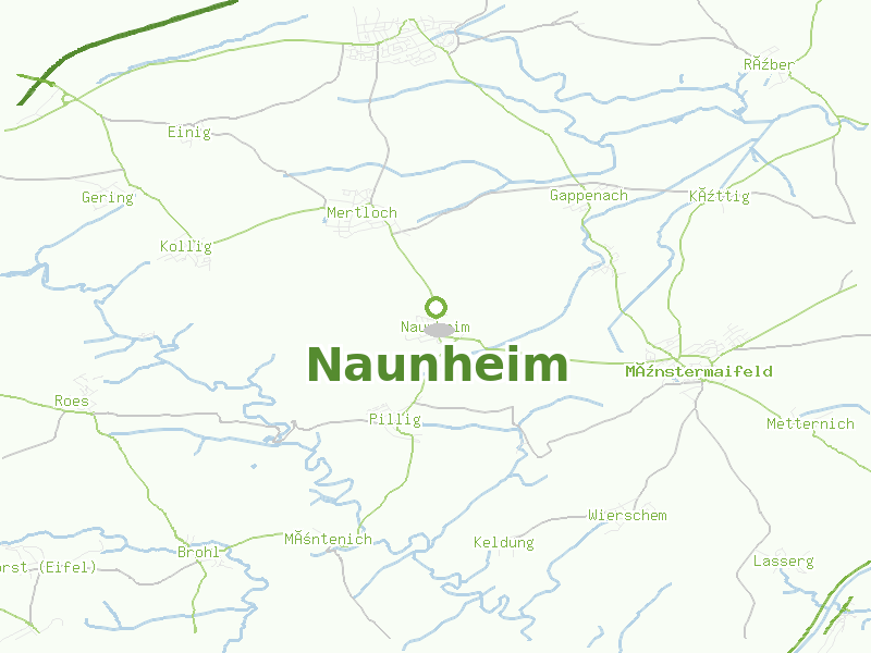 Karte von Naunheim