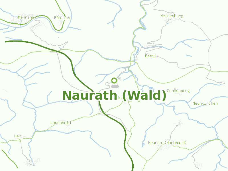 Karte von Naurath (Wald)