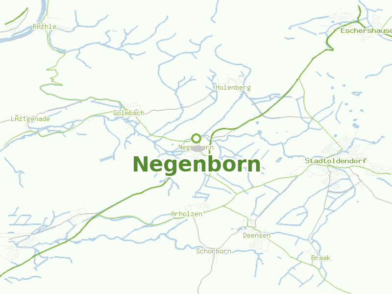 Karte von Negenborn