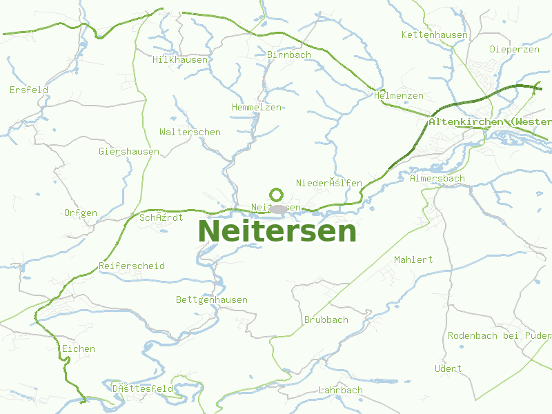 Karte von Neitersen