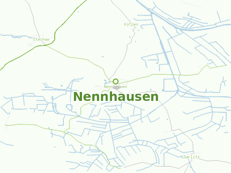 Karte von Nennhausen