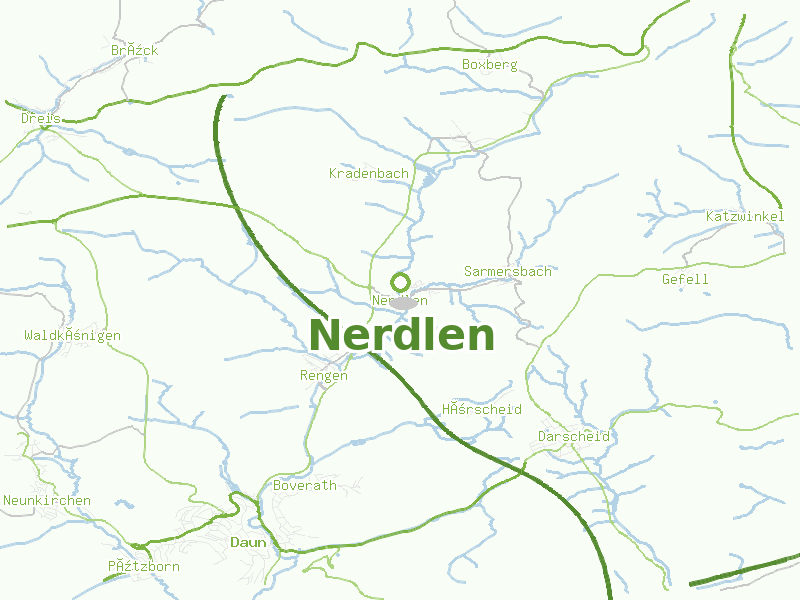 Karte von Nerdlen