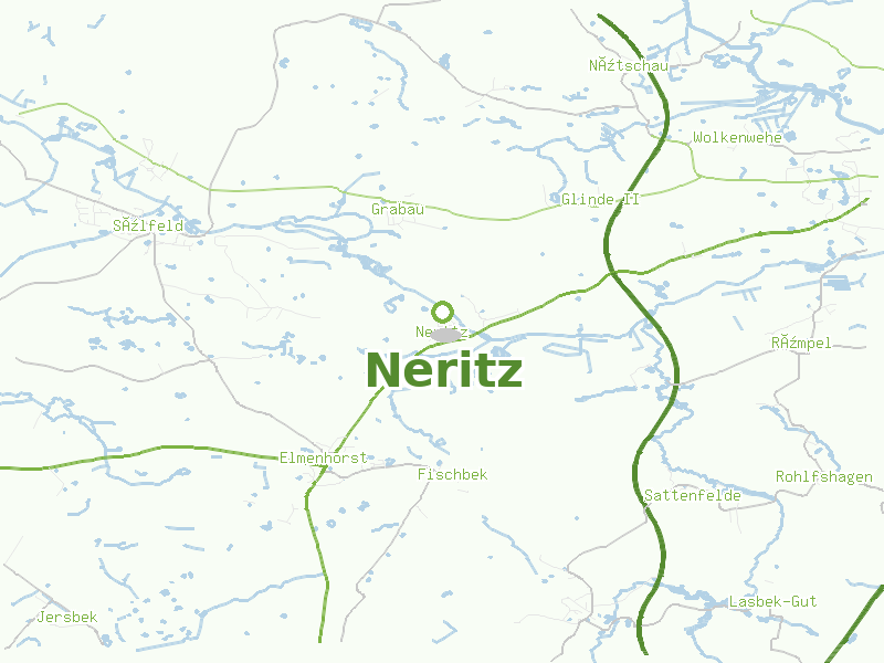 Karte von Neritz